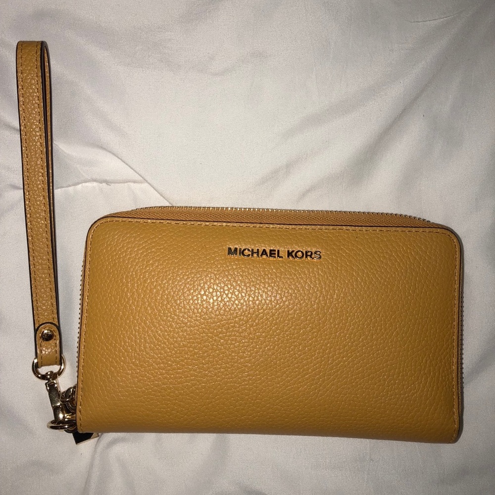 Mustard yellow Michael Kors Wallet